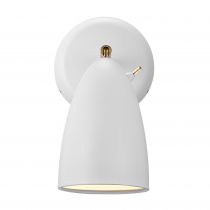 design for the people-applique murale - nexus - métal - blanc/telegris -  gu10 (2020601001)