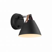 design for the people-applique murale - strap 15 - métal - noir -  gu10 (84291003)