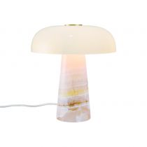 design for the people-lampe à poser - glossy mini - marbre - rose - e14 (2520015057)