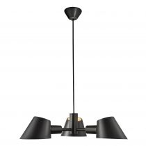 design for the people-suspension - stay - aluminium - noir -  e27 (2120703003)