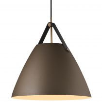 design for the people-suspension - strap 36 - métal - beige -  e27 (84343009)