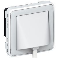 Détecteur d\'élévation de température Prog Plexo composable gris/blanc