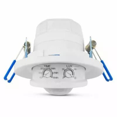 detecteur de mouvement ir 400w encastrable 360� 5ans (75493)