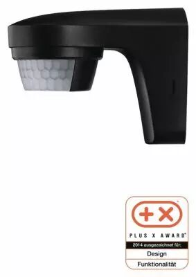 DETECTEUR DE MOUVEMENTS FIXATION MURALE NOIR IP55 150+360� (1010501)