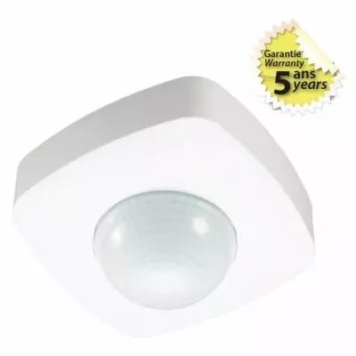 detecteur de presence ir saillie ip20 360� carre (75501)