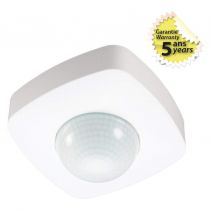 detecteur de presence ir saillie ip20 360° carre (75501)