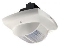 DETECTEUR PRESENCE ENCASTRE PLAFOND 180° SPECIAL COULOIR 2C ALIM 24V BLANC (2014810)