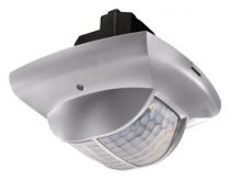 DETECTEUR PRESENCE ENCASTRE PLAFOND 360° SPECIAL COULOIR 2C ALIM 24V ARGENT (2014807)