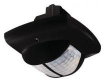 DETECTEUR PRESENCE ENCASTRE PLAFOND 360° SPECIAL COULOIR 2C ALIM 24V NOIR (2014806)