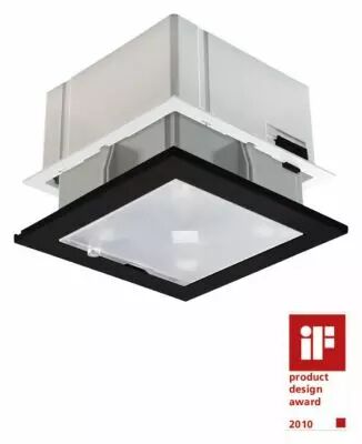 DETECTEUR PRESENCE NOIR ENCASTRE PLAFOND 360� 2C (2030103)