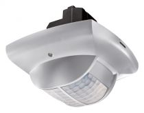 Détecteur présence plafond 360° 1 c encastré couloir 24 v argent (2014812)