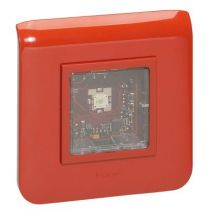 Diffuseur lumineux Mosaic pr alarme incendie - saillie - 2mod - 14 à 16 mA - LED (040596)