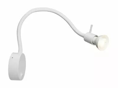 DIO FLEX PLATE, applique int�rieure, liseuse, blanc, GU10/QPAR51, 50W max, avec interrupteur (1002607)