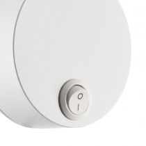 DIO FLEX PLATE, applique intérieure, liseuse, blanc, GU10/QPAR51, 50W max, avec interrupteur (1002607)