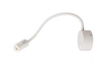 DIO FLEX PLATE, applique intérieure, liseuse, blanc, LED, 1,9W, 2700K, avec interrupteur (1002117)