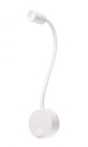 DIO FLEX PLATE, applique intérieure, liseuse, blanc, LED, 1,9W, 2700K, avec interrupteur (1002117)