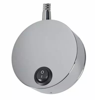 DIO FLEX PLATE, applique int�rieure, liseuse, chrome, GU10/QPAR51, 50W max, avec interrupteur (146692)