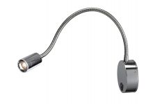 DIO FLEX PLATE, applique intérieure, liseuse, chrome, LED, 1,9W, 3000K, avec interrupteur (146682)