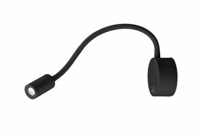 DIO FLEX PLATE, applique int�rieure, liseuse, noir, LED, 1,9W, 4000K, avec interrupteur (1002432)
