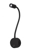 DIO FLEX PLATE, applique intérieure, liseuse, noir, LED, 1,9W, 4000K, avec interrupteur (1002432)