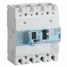 Disj puissance DPX� 250 - �lectronique � unit� de mesure - 70 kA - 4P - 250 A (420679)
