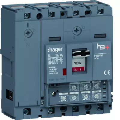 Disj.h3+P160 LSI 4x100A 50kA (HMS101JC)