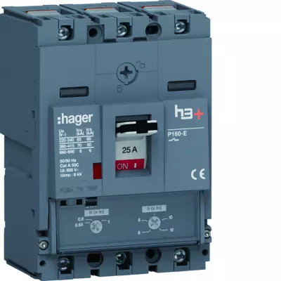 Disj.h3+P160 TM 3x25A 70kA (HES025DC)