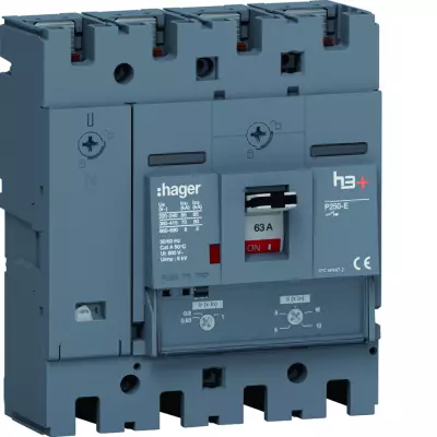 Disj.h3+P250 TM 4x63A 70kA (HET064DR)