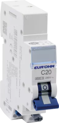 Disjoncteur 1P+N 20A courbe C connexion rapide/rapide 4,5kA NF (20320)