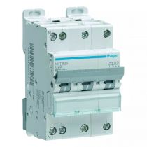 disjoncteur 3p+n 6-10ka courbe c - 40a 3 modules (nft840)