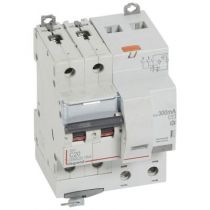 Disjoncteur diff DX³ 6000 -vis-2P-230/400V~-20A -typeAC -300mA-10kA- courbe C - 4 mod (411173)