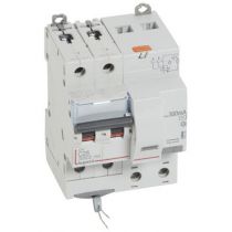 Disjoncteur diff DX³ 6000 -vis-2P-230/400V~-25A -typeAC -300mA-10kA-c ourbe C - 4 mod (411174)