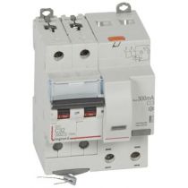 Disjoncteur diff DX³ 6000 -vis-2P-230/400V~-32A -typeAC -300mA-10kA- courbe C - 4 mod (411175)