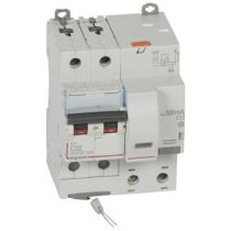 Disjoncteur diff DX³ 6000 -vis/auto-2P 230/400V~-30A-typeAC-300mA-10kA-courbeC - 4 mod (411181)