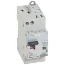 Disjoncteur diff DX³ 6000 -vis/auto-U+N 230V~-32A-typeAC-30mA-10kA-courbe C - 2 mod (410808)