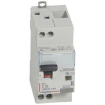 Disjoncteur diff DX³ 6000 -vis/vis-U+N 230V~- 16A - type AC 300 mA-10 kA courbe C - 2M (410813)