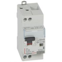 Disjoncteur diff DX³ 6000 -vis/vis-U+N 230V~- 16A - type Hpi 30 mA-10 kA courbe C - 2M (410855)