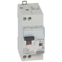 Disjoncteur diff DX³ 6000 -vis/vis-U+N 230V~- 20A - type AC 300 mA-10 kA courbe C - 2M (410814)