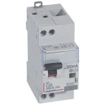 Disjoncteur diff DX³ 6000 -vis/vis-U+N 230V~- 25A - type AC 300 mA-10 kA courbe C - 2M (410815)