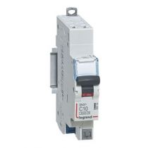 Disjoncteur DNX³ 4500 - auto/auto - U+N 230V~ 10A - 4,5kA - courbe C - 1 mod (406782)