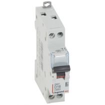 Disjoncteur DNX³ 4500 - vis/vis - U+N 230V~ 16A - 4,5kA - courbe D - 1 mod (406802)