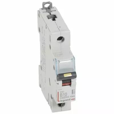 Disjoncteur DX� 10000-vis/vis-1P-230/400V~-10A-16kA-courbe B -1M (408885)