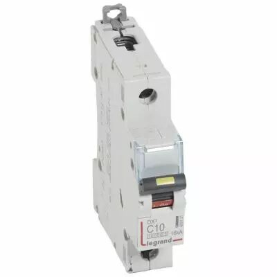 Disjoncteur DX� 10000-vis/vis-1P-230/400V~-10A-16kA-courbe C - 1M (409131)