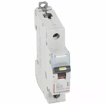 Disjoncteur DX� 10000-vis/vis-1P-230/400V~-20A-16kA-courbe B -1M (408888)