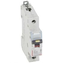 Disjoncteur DX³ 10000-vis/vis-1P-230/400V~-20A-16kA-courbe B -1M (408888)