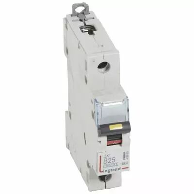 Disjoncteur DX� 10000-vis/vis-1P-230/400V~-25A-16kA-courbe B -1M (408889)