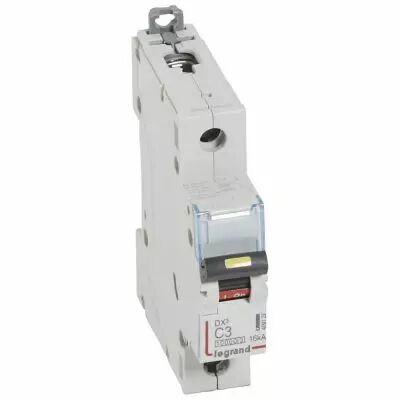 Disjoncteur DX� 10000-vis/vis-1P-230/400V~-3A-16kA-courbe C - 1M (409127)