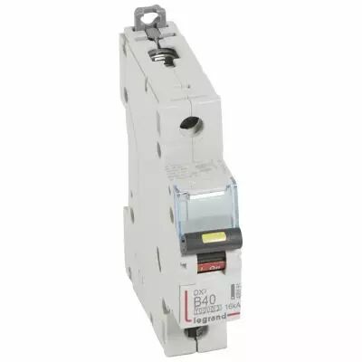 Disjoncteur DX� 10000-vis/vis-1P-230/400V~-40A-16kA-courbe B -1M (408891)