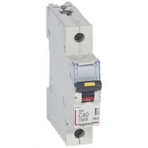 Disjoncteur DX³ 10000-vis/vis-1P-230/400V~-40A-16kA-courbe C - 1M (409137)