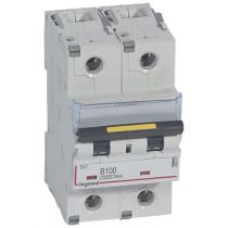 Disjoncteur DX³ 10000-vis/vis-2P-230/400V~-100A-16kA-courbe B - 3M (408967)